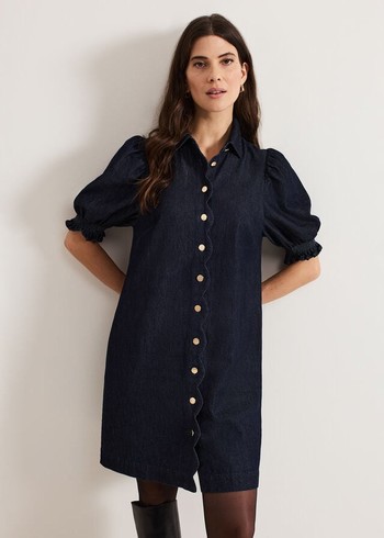 Phase Eight Candice Denim Dress Indigo Australia | PM0628935